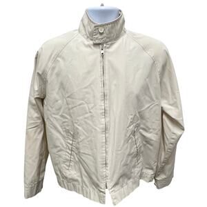 Vintage 80's Remington Tan Nylon Outdoor Windbreaker Jacket USA Men's M